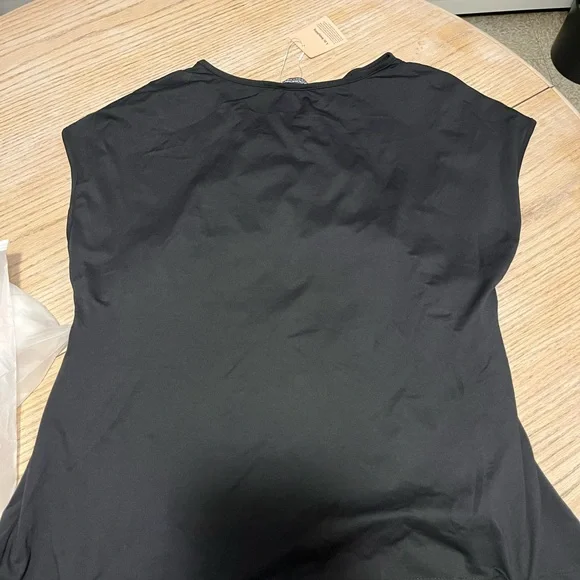 BloomChic Elegant Black Wrap Blouse - Picture 7 of 7